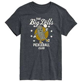 Big & Tall The Big Dills Pickleball Club Graphic Tee