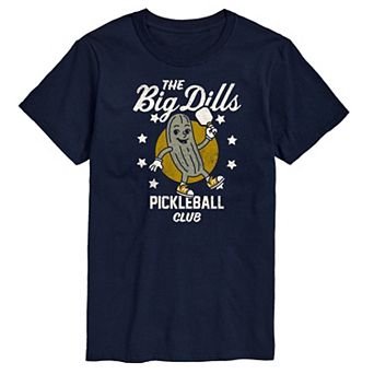 Big & Tall The Big Dills Pickleball Club Graphic Tee