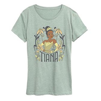 Women's Disney's Tiana Floral Nouveau Graphic Tee