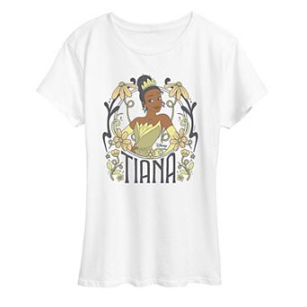 Women's Disney's Tiana Floral Nouveau Graphic Tee