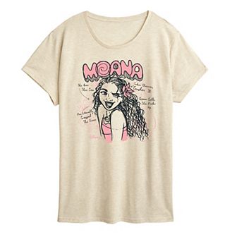 Women's Disney's Moana Sketch Graphic Tee