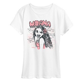 Women's Disney's Moana Sketch Graphic Tee