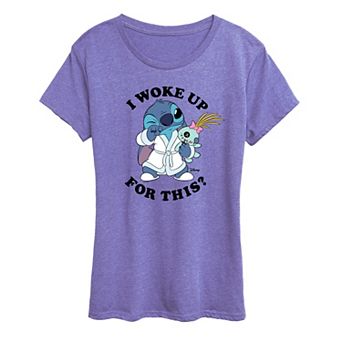 Women's Disney's Lilo & Stitch I Woke Up For This? Graphic Tee