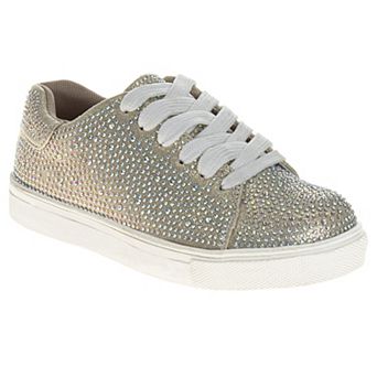 Badgley Mischka Glitzy Girls' Sparkly Sneakers