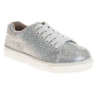 Badgley Mischka Glitzy Girls' Sparkly Sneakers