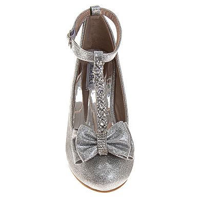 Badgley Mischka Girls Elegant Sparkle Dress Shoes