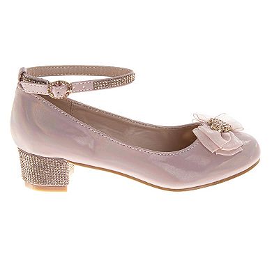 Badgley Mischka Girls Slip-On Sparkly Dress Shoes