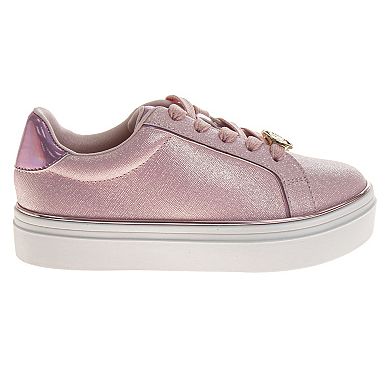 Badgley Mischka Casual Sparkle Little & Big Kids Girls Slip-On Sneakers