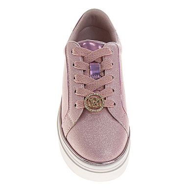Badgley Mischka Casual Sparkle Little & Big Kids Girls Slip-On Sneakers