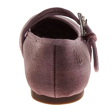 Badgley Mischka Ballerinas Girls Ankle Strap Dress Shoes