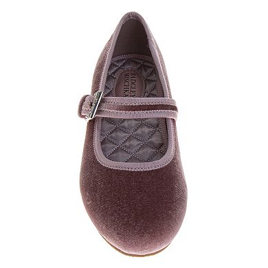 Badgley Mischka Ballerinas Girls Ankle Strap Dress Shoes