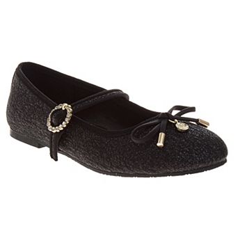 Badgley Mischka Ballerinas Girls Elegant Ankle Strap Dress Shoes