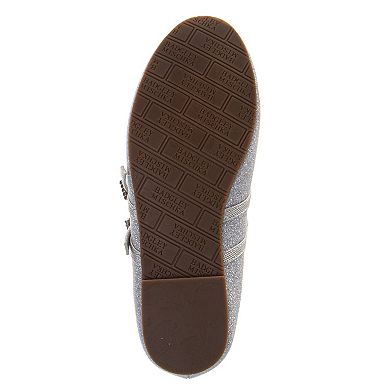Badgley Mischka Ballerinas Girls' Elegant Ankle Strap Dress Shoes