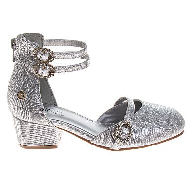 Badgley Mischka Elegant Sparkle Comfort Fit Little Kid Girls Dress Shoes