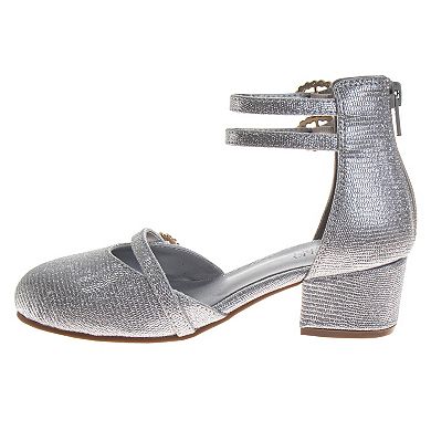 Badgley Mischka Elegant Sparkle Comfort Fit Little Kid Girls Dress Shoes