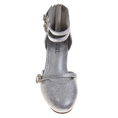 Badgley Mischka Elegant Sparkle Comfort Fit Little Kid Girls Dress Shoes