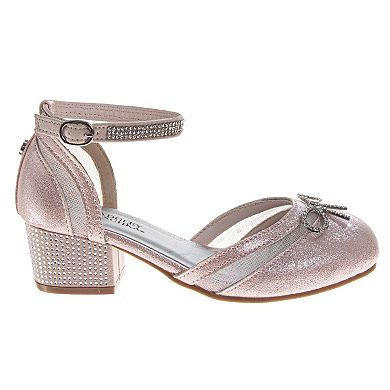 Badgley Mischka Girls Elegant Sparkle Dress Shoes