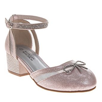 Badgley Mischka Girls Elegant Sparkle Dress Shoes
