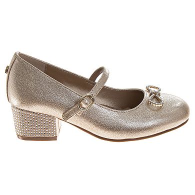 Badgley Mischka Elegant Sparkle Comfort Fit Little Kid Girls Dress Shoes