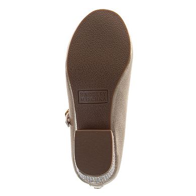 Badgley Mischka Elegant Sparkle Comfort Fit Little Kid Girls Dress Shoes
