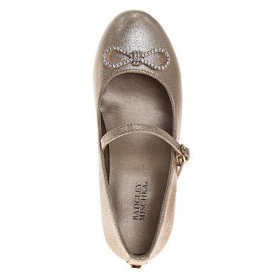 Badgley Mischka Elegant Sparkle Comfort Fit Little Kid Girls Dress Shoes