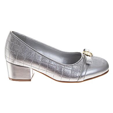 Badgley Mischka Elegant Sparkle Little Kid Girls Dress Shoes
