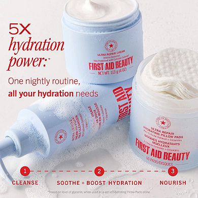 Ultra Repair Hydrating Pillow Pads with Colloidal Oatmeal and Ceramides
