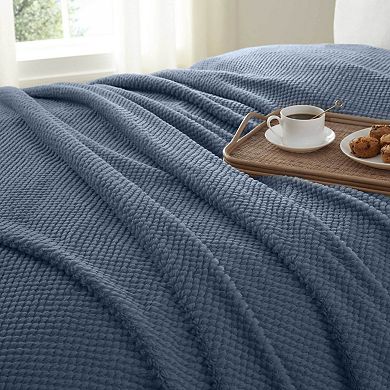 Vellux Plush Texture Throw Blanket