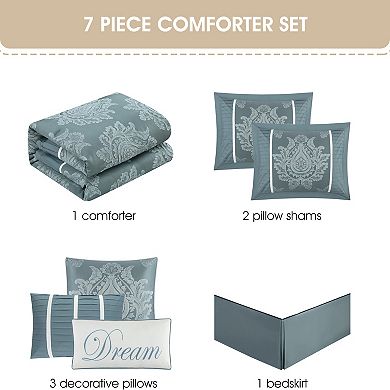 Nanshing Therese Damask Comforter Set