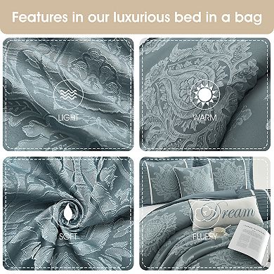 Nanshing Therese Damask Comforter Set