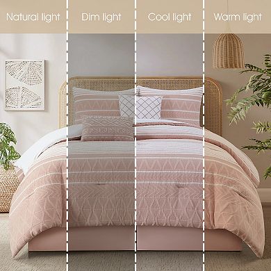 Nanshing Cleluya Striped Cotton Comforter Set