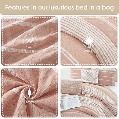 Nanshing Cleluya Striped Cotton Comforter Set