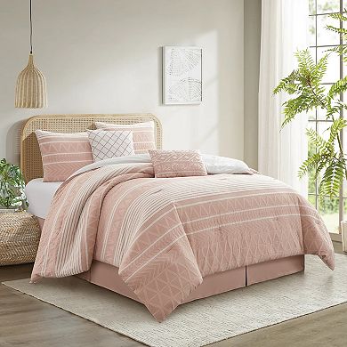 Nanshing Cleluya Striped Cotton Comforter Set