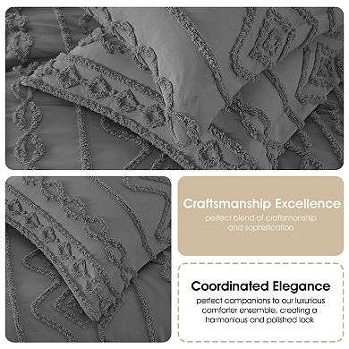 Nanshing Alogma Geometric Clip Comforter Set