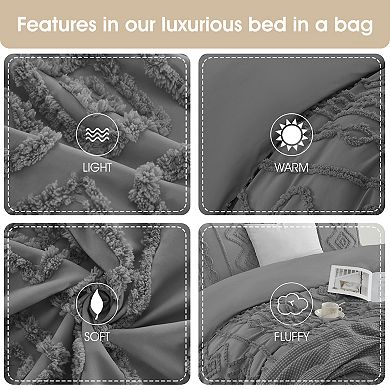 Nanshing Alogma Geometric Clip Comforter Set