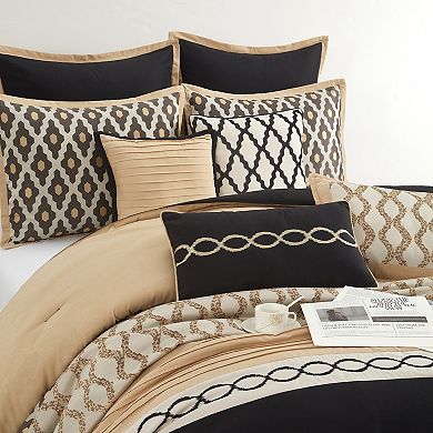Nanshing Caval Geometric Jacquard Comforter Set