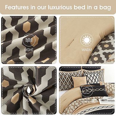Nanshing Caval Geometric Jacquard Comforter Set