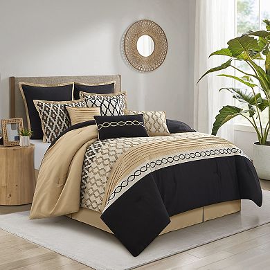 Nanshing Caval Geometric Jacquard Comforter Set