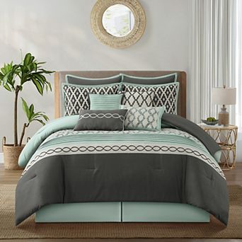 Nanshing Caval Geometric Jacquard Comforter Set