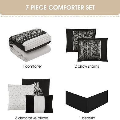 Nanshing Charley Damask Comforter Set