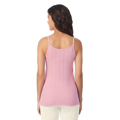 Women's Cuddl Duds® Cotton Pointelle Cami