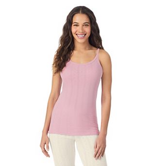 Women's Cuddl Duds® Cotton Pointelle Cami