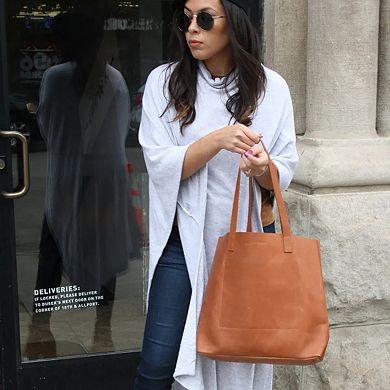 Made Free Leather Day Tote Bag