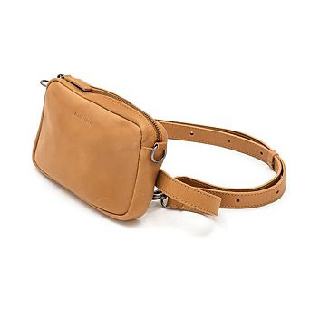 Made Free Leather Convertible Waistpack Handbag