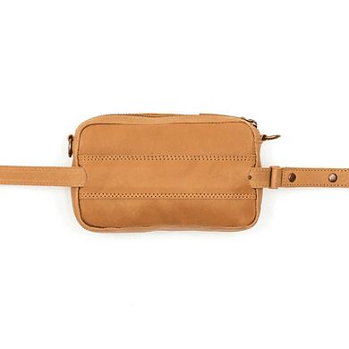 Made Free Leather Convertible Waistpack Handbag