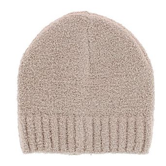 CTM Girl's One Size Fits Most Solid Soft Winter Knit Beanie Hat