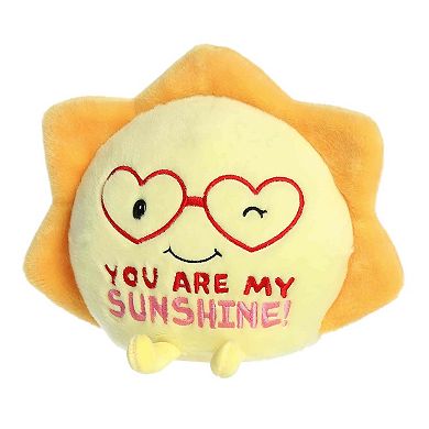 Aurora Small Yellow Witty Stuffed Animal 9" You Are My Sunshine Sun JUST SAYIN'