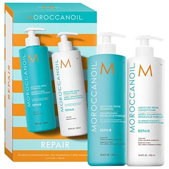 Moroccanoil Moisture Repair Shampoo & Conditioner Half-Liter Set