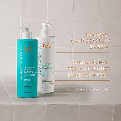 Moisture Repair Shampoo & Conditioner Half-Liter Set