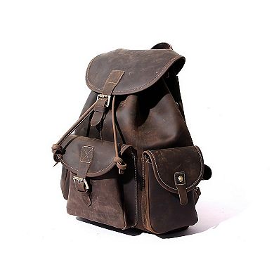 The Asmund Backpack Genuine Leather Rucksack
